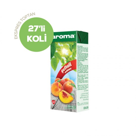 Aroma Şeftali Meyve Suyu 27'li 