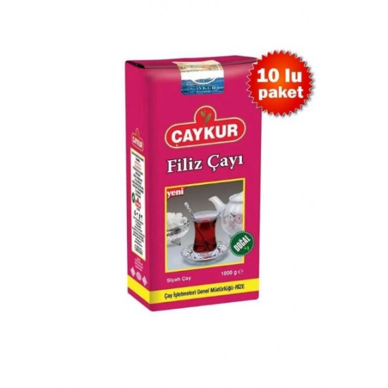 Çaykur Filiz Çayı 1000 gr X 10 Lu
